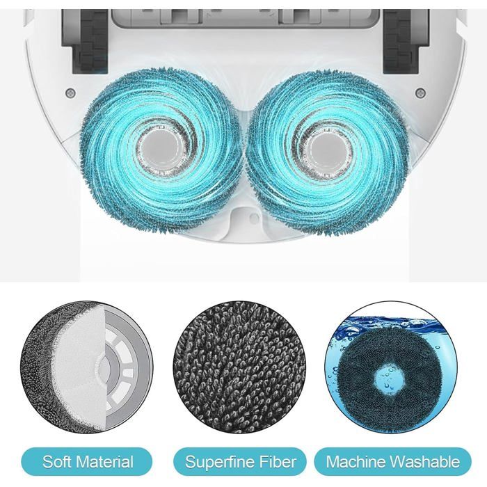 FOREHILL 19 Accessoires pour Dreame L10s Ultra / L10 Ultra / L10 Prime/Xiaomi X20+ Pièces de Rechange avec 1 Brosse Principale 4 Sac Aspira FOREHILL 19 Accessoires pour Dreame L10s Ultra / L10 Ultra / L10 Prime/Xiaomi X20+ Pièces de Rechange avec 1 Brosse Principale 4 Sac Aspira