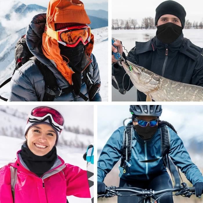 Cagoule réglable pour moto, cache-cou, masque de Ski pour femmes