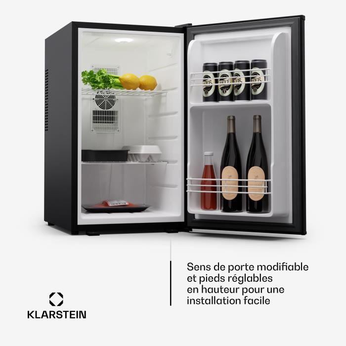 Mini frigo de chambre - Klarstein Brooklyn 42 - 42L - noir - Achat
