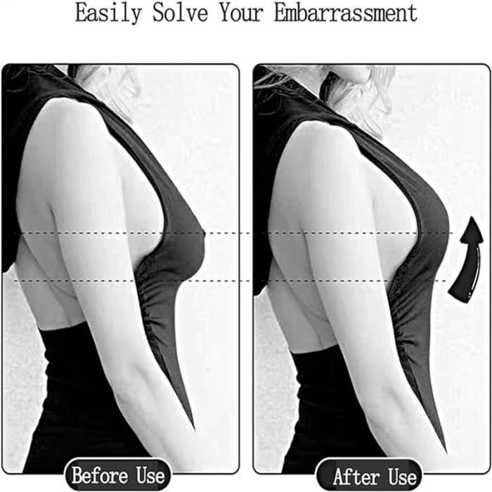 Ruban Adhésif De Maintien Pour Poitrine - Soutien-gorge Invisible Sans Bretelles, 2 Rouleaux De 5m + Protège-mamelons, Silicone, étanche, Bonnets A à DD