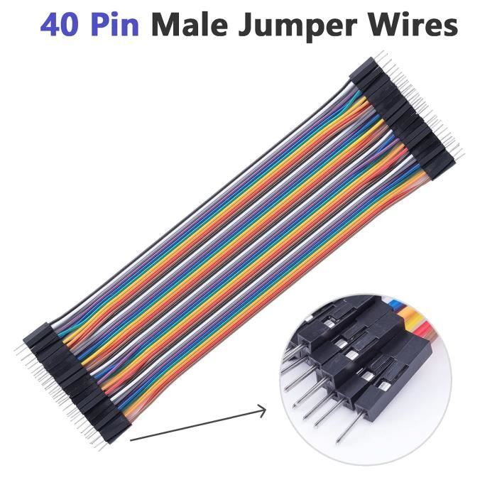 10CM+20CM 240PCS Breadboard Jumper Wires Dupont Câble Kit Mâle vers  Femelle, Mâle vers Mâle, Femelle vers Femelle Jumper Wires - Cdiscount  Bricolage