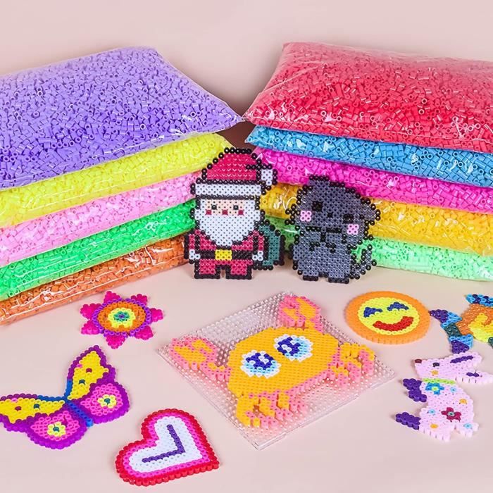 Lot De 2000 Perles De Rocaille Multicolores Pastel - 2 Mm - 12/0 - Neuf