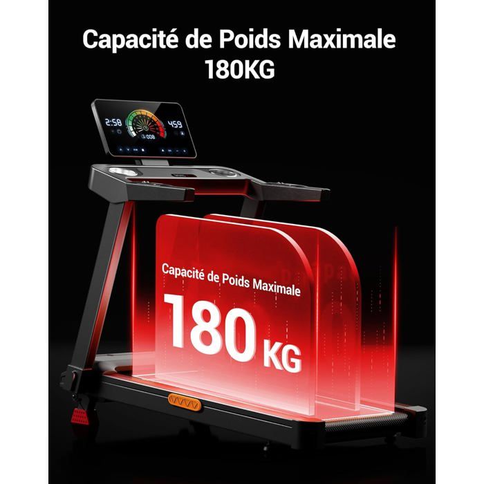 BTM Tapis de Course Professionnel,Tapis de Marche Inclinable 8%,3.0HP BTM Tapis de Course Professionnel,Tapis de Marche Inclinable 8%,3.0HP