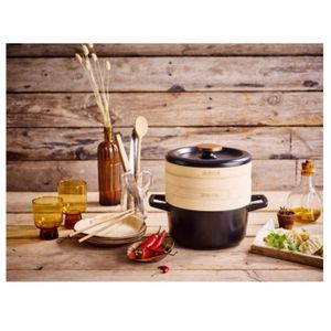 Cuiseur Vapeur Jata CV200 - 3,5 L, 400W, Minuterie 60 Min Pour Cuisine Saine