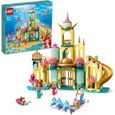 LEGO® 43207 Disney Le Palais Sous-Marin D’Ariel, Ensemble à Construire Château de Princesse, Avec Mini Poupée La Petite Sirène-0