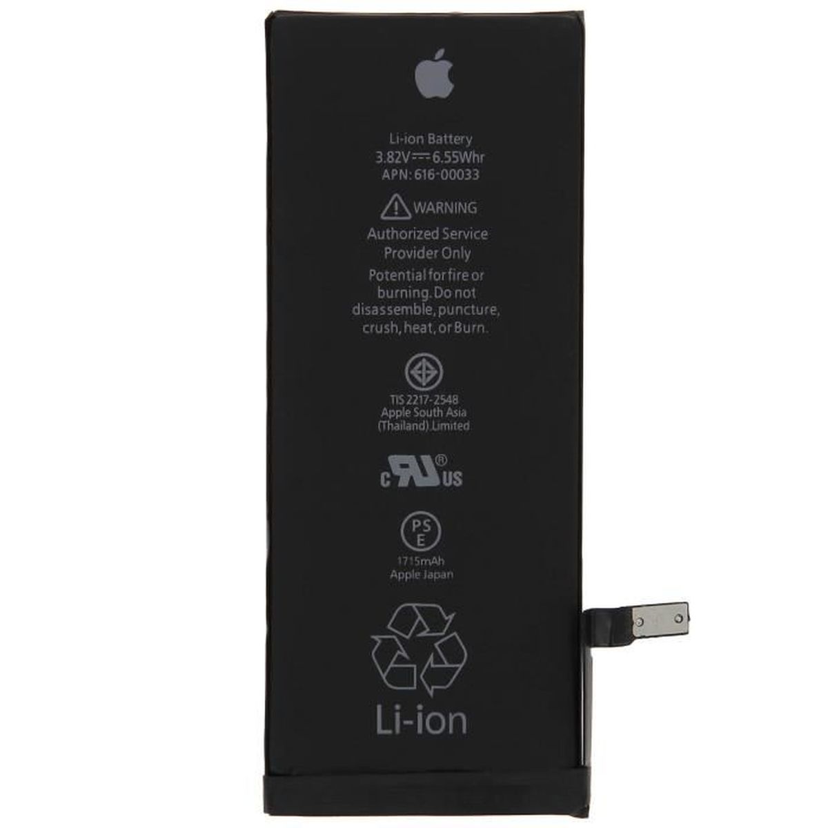 Batterie D Origine Apple Iphone 6s Apple 616 00033 1715mah