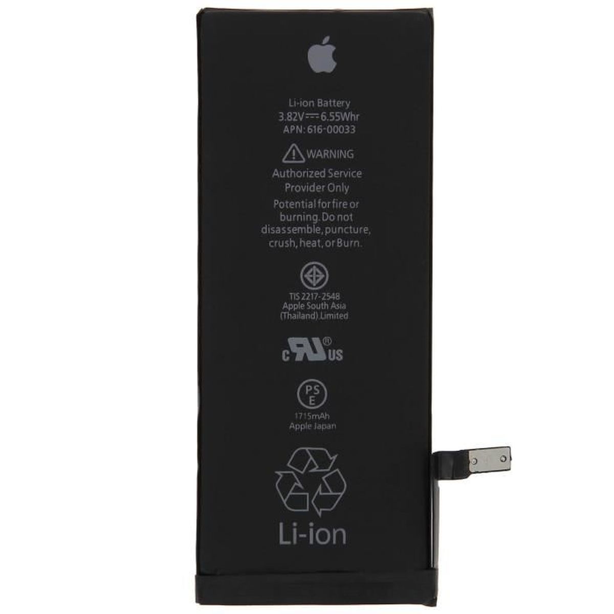 Batterie d'origine Apple iPhone 6S Apple 61600033 1715mAh