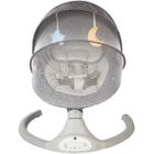 BRAND Bebies First Balancelle bébé / Transat électrique Relax Avec Capuche et Arche de Jeu - Gris