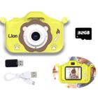 JARBO Appareil photo enfant, Caméra Enfant Numérique Rechargeable Photo/Vidéo Pour Filles Garçons (Carte Micro Sd 32G Incluse)