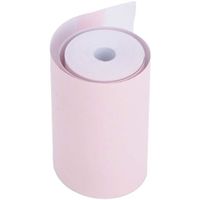 Papier pour Imprimante Thermique Rose, Mini Rouleau de Papier D'impression pour Imprimantes Thermiques de Poche Péripage A6 de  A678