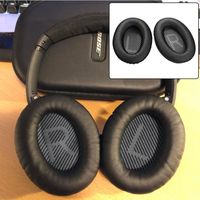 Noir Coussinets de rechange pour écouteurs Bose QC25 QC15 QC2 AE2, avec mousse à mémoire de forme, coussinets de qualité supérieure