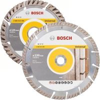 Lot de 2 disques diamant spécial maçon 125 et 230 mm | 06159975H9 - Bosch