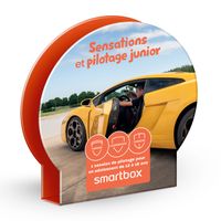 SMARTBOX - Sensations et pilotage junior - Coffret Cadeau | 1 session de pilotage pour 1 enfant de 12 à 18 ans