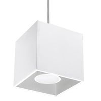 Suspension QUAD LED Moderne Loft Design pr Chambre Salon Escalier Couloir - Blanc