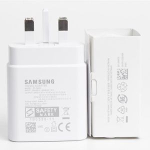 CHARGEUR TÉLÉPHONE Blanc Royaume-Uni Ajouter un câble-Samsung-Chargeu