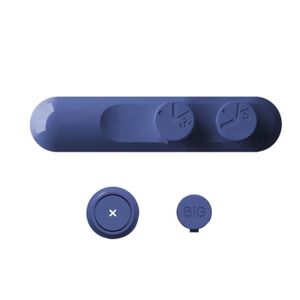 ENROULEUR Bleu--Enrouleur de câble de données magnétique USB, Clip de maintien de câble magnétique pour prise de câble
