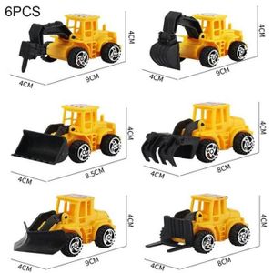 VOITURE - CAMION Mini véhicule d'ingénierie jouet voiture modèle pelleteuse Bulldozer Diecasts, loisirs pour enfants décoratio