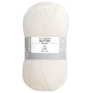 Lot De 4 Pelotes De Laine Blanche - 50 Grammes Chacune - Laine Neuve Pour Tricot