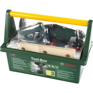 BRICOLAGE - ÉTABLI Caisse à outils Bosch avec visseuse électronique et accessoires - KLEIN - 8520