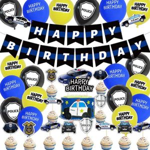 Deco Anniversaire Police Cdiscount