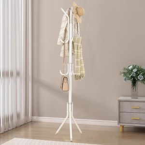 Porte-manteau enfant blanc en bois - Atmosphera For Kids