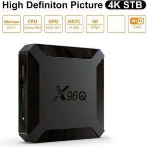 BOX MULTIMEDIA X96Q Smart TV BOX  wifi 4k 2g + 16go TV box multim