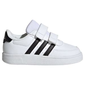 BASKET Chaussures de tennis pour bébé adidas - Breaknet Lifestyle Court Two-Strap - Blanc - Scratch