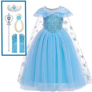 Costume Robe La Reine des Neiges Joyeuses Fêtes avec Olaf Enfant - 3 - 4  ans (en stock)