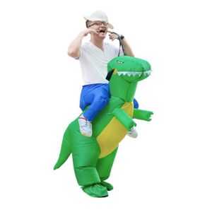 DÉGUISEMENT - PANOPLIE Dinosaure Costume Gonflable Déguisements De Halloween Noël Costumes Vêtements de fête pour Adulte 150-190cm CL