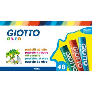 PASTELS - CRAIE D'ART Giotto Olio - Boîte de 48 pastels à l'huile Ø 11 m