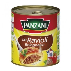 PLAT CUISINÉ VIANDE Panzani Le Ravioli Bolognaise 800g (lot de 6)
