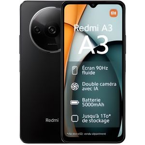 SMARTPHONE XIAOMI Smartphone Redmi A3 4/128 Noir