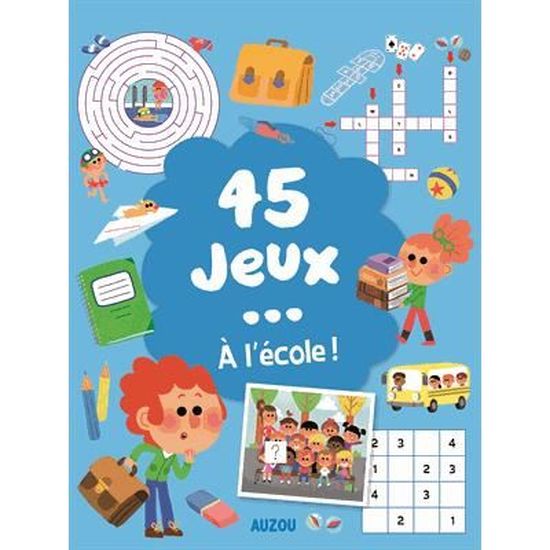 45 Jeux A L Ecole Cdiscount Librairie