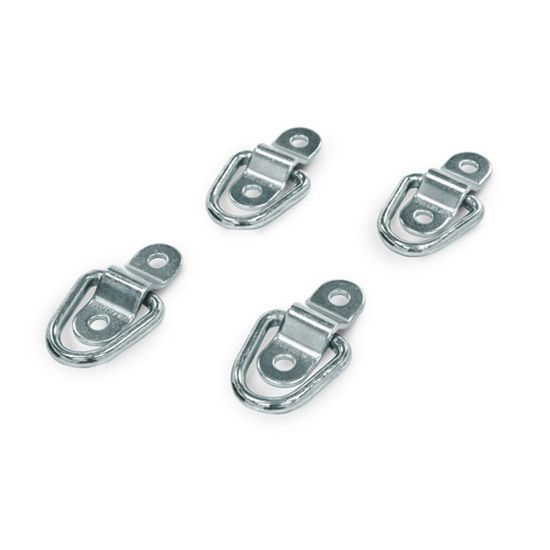 Lot De 6 Crochets D'arrimage En D En Acier 1/4" - Pour Remorque, Camion, Ancrage De Fixation | Neuf Sous Blister