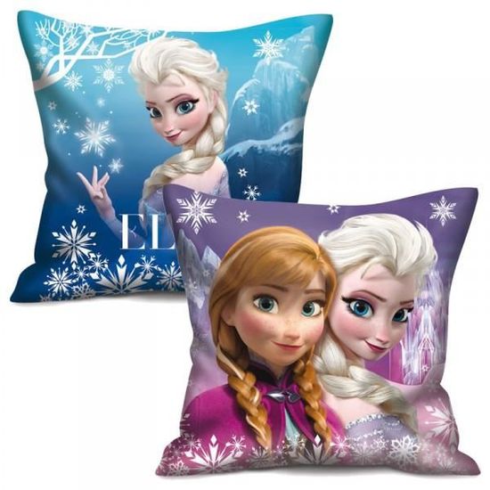 Coussin Reine des Neiges - Coussin Disney - Coussin Range Pyjama Reine des Neiges