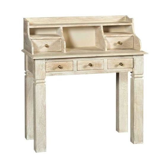 Bureau Secretaire En Manguier Patine Cottage Achat Vente Bureau Bureau Secretaire En Manguier Cdiscount