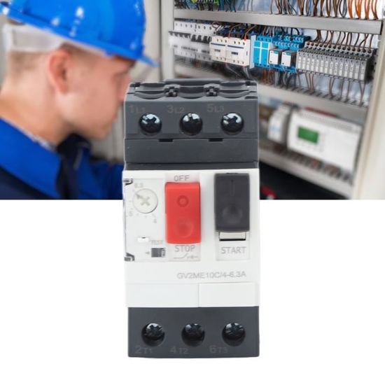 Disjoncteur Moteur GV2 – Protection Contre Surcharge Et Court-circuit, 2,5-4 A, Pour Moteurs Monophasés/triphasés