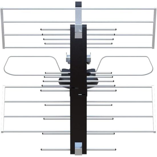 RAD92-DVB-ULTRAMAX 18,5 dBi F Filtre Passif 4G LTE 5G NR 700 800Mhz Antenne TV TNT extérieure puissante DVB-T DVB-T2 92 éléments - Antenne TV / TNT - Achat & prix
