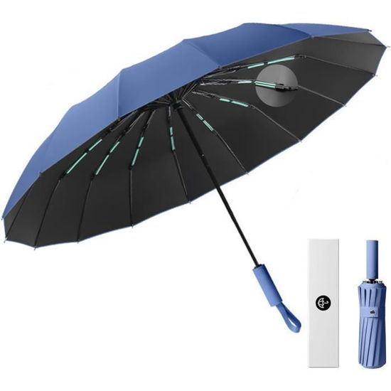 Grand Parapluie Automatique Antivent – 24 Baleines solides