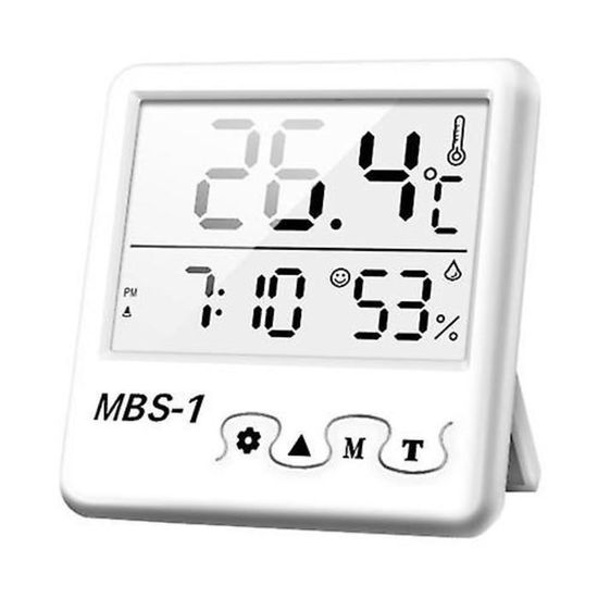 Thermomètre Hygromètre Numérique Brannan Max/Min - Mesure Température Et Humidité Avec Enregistrement Et écran LCD