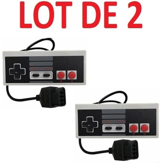 2 X NES contrôleur pour Console Nintendo Nes (pas Nes classic