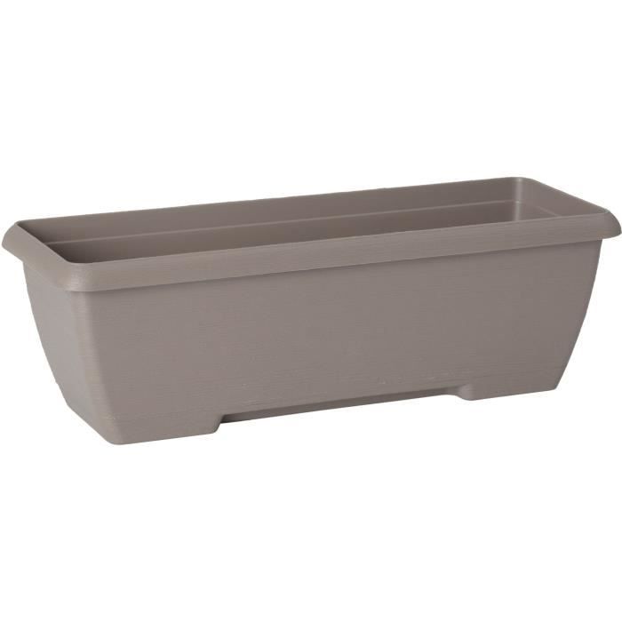 Jardinière GARDEN ID Teramo 60 cm Solidité Réserve d'eau intégrée Recyclé & 100% recyclable Volume pour plantes
