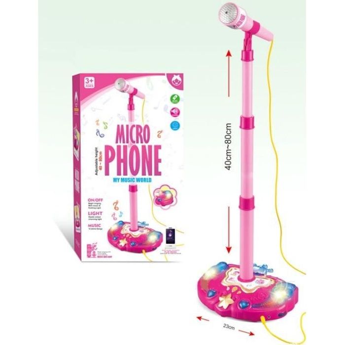 Micro sur pied karaoké jouet Peppa Pig enfant Achat Micro sur pied karaoké jouet Peppa Pig enfant Achat