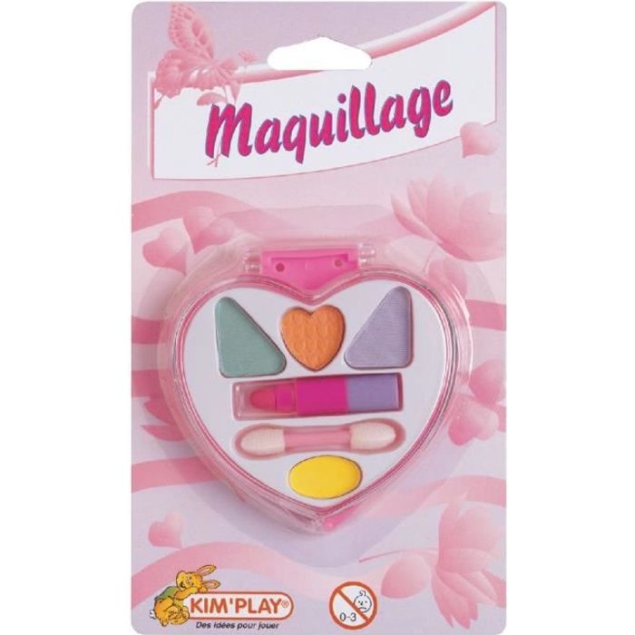 KIMPLAY Palette de maquillage pour enfant + accessoires