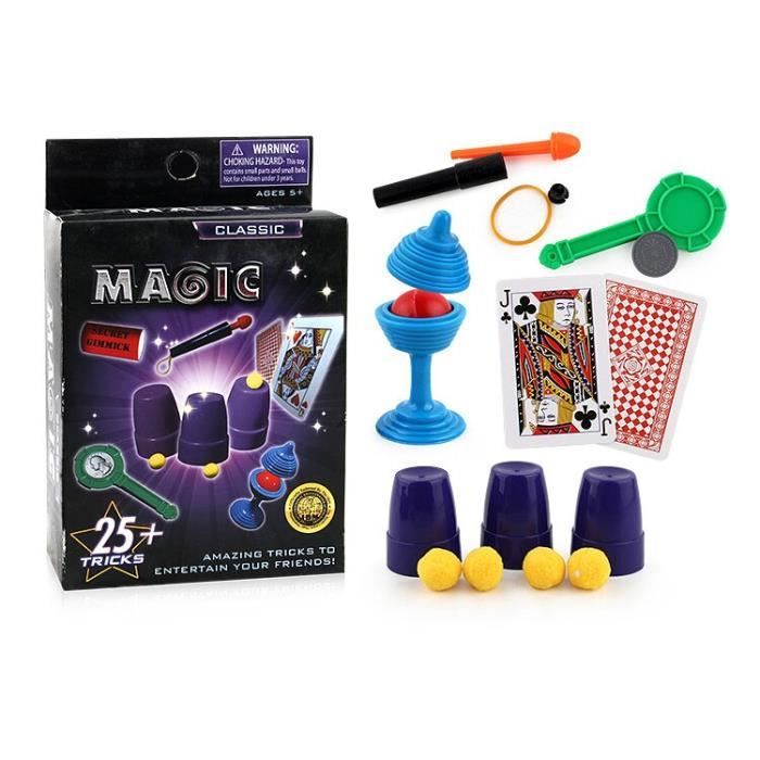 Kit de tours de magie pour enfants, Puzzle, Simple, pour débutants, excitant, spectacle de Performance, avec manuel d