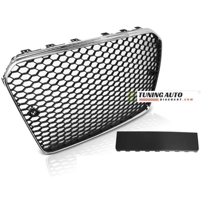 CALANDRE AUDI A5 2011 à 2016 RS5 STYLE NOIR CHROME