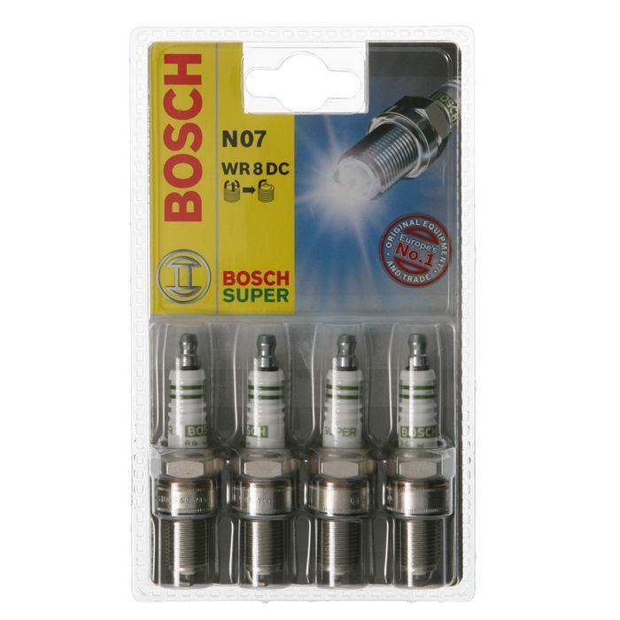 Bougie d'allumage Bosch N°7 WR8DC x4