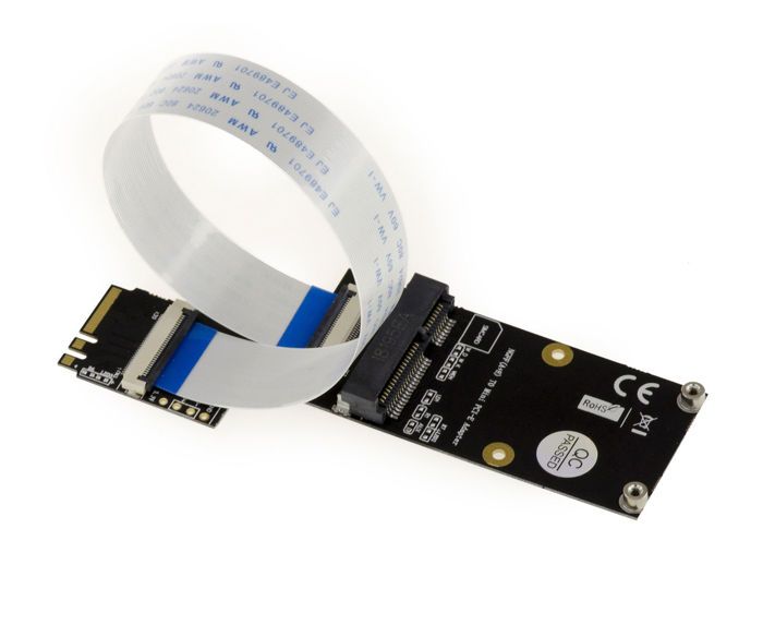 Adaptateur Riser mPCIe vers port M2 E A Key Pour cartes Mini PCIe WiFi / Bluetooth