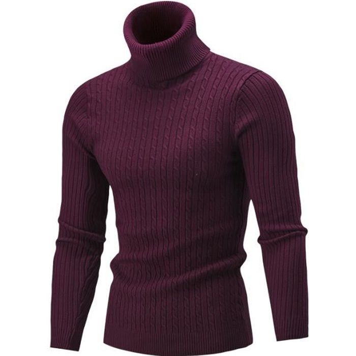 Pull homme Col roulé pull c M