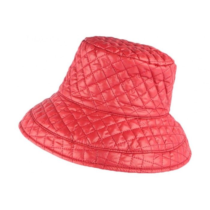 Grand chapeau Pluie Rouge Femme Rayny Nyls Création - Rouge - Taille unique